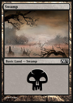 Swamp (V.2)⁣ - Magic 2012⁣ (Land)⁣ [239]