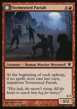 Tormented Pariah / Rampaging Werewolf⁣ - Innistrad⁣ (Common)⁣ [165]