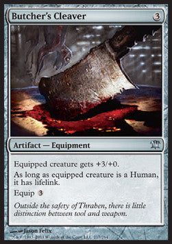 Butcher's Cleaver⁣ - Innistrad⁣ (Uncommon)⁣ [217]