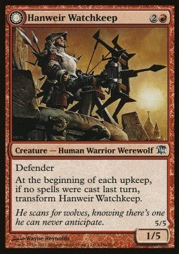 Hanweir Watchkeep / Bane of Hanweir⁣ - Innistrad⁣ (Uncommon)⁣ [145]