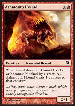 Ashmouth Hound⁣ - Innistrad⁣ (Common)⁣ [128]