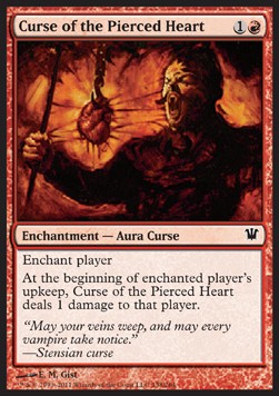Curse of the Pierced Heart⁣ - Innistrad⁣ (Common)⁣ [138]