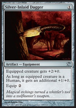 Silver-Inlaid Dagger⁣ - Innistrad⁣ (Uncommon)⁣ [233]