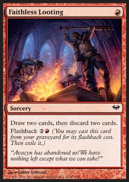 Faithless Looting⁣ - Dark Ascension⁣ (Common)⁣ [87]