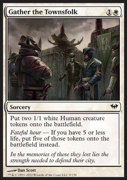 Gather the Townsfolk⁣ - Dark Ascension⁣ (Common)⁣ [8]