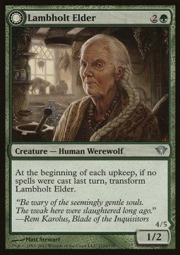 Lambholt Elder / Silverpelt Werewolf⁣ - Dark Ascension⁣ (Uncommon)
