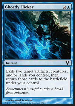 Ghostly Flicker⁣ - Avacyn Restored⁣ (Common)⁣ [57]