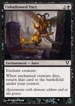 Unhallowed Pact⁣ - Avacyn Restored⁣ (Common)⁣ [124]