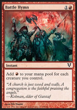Battle Hymn⁣ - Avacyn Restored⁣ (Common)⁣ [128]