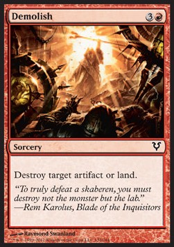 Demolish⁣ - Avacyn Restored⁣ (Common)⁣ [132]
