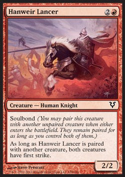 Hanweir Lancer⁣ - Avacyn Restored⁣ (Common)⁣ [138]