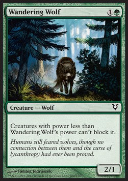 Wandering Wolf⁣ - Avacyn Restored⁣ (Common)⁣ [202]