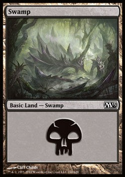 Swamp (V.3)⁣ - Magic 2013⁣ (Land)⁣ [240]