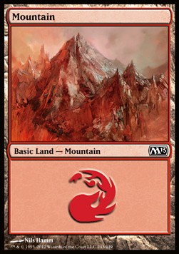 Mountain (V.2)⁣ - Magic 2013⁣ (Land)⁣ [243]