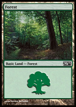 Forest (V.2)⁣ - Magic 2013⁣ (Land)⁣ [247]