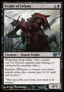 Knight of Infamy⁣ - Magic 2013⁣ (Uncommon)⁣ [96]