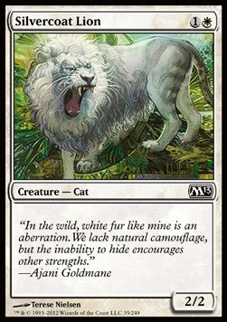 Silvercoat Lion⁣ - Magic 2013⁣ (Common)⁣ [35]
