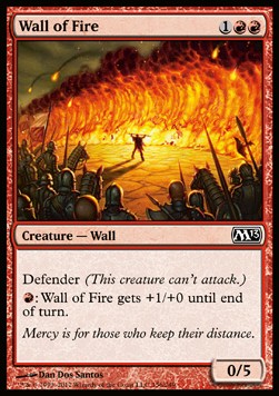 Wall of Fire⁣ - Magic 2013⁣ (Common)⁣ [156]