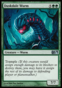 Duskdale Wurm - Magic 2013 (Uncommon) [M13-166]