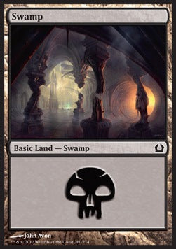 Swamp (V.1)⁣ - Return to Ravnica⁣ (Land)⁣ [260]
