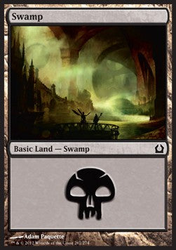 Swamp (V.3)⁣ - Return to Ravnica⁣ (Land)⁣ [262]