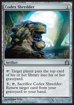 Codex Shredder - Return to Ravnica (Uncommon) [RTR-228]