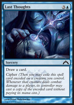 Last Thoughts⁣ - Gatecrash⁣ (Common)⁣ [40]