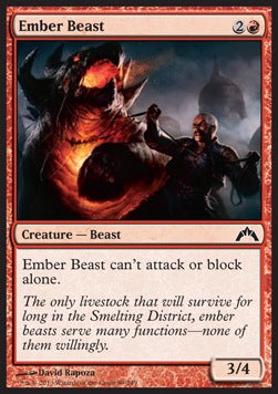 Ember Beast⁣ - Gatecrash⁣ (Common)⁣ [89]