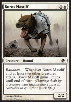 Boros Mastiff⁣ - Dragon's Maze⁣ (Common)⁣ [1]