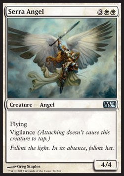 Serra Angel - Magic 2014 (Uncommon) [M14-32]