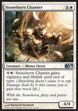 Stonehorn Chanter - Magic 2014 (Uncommon) [M14-39]