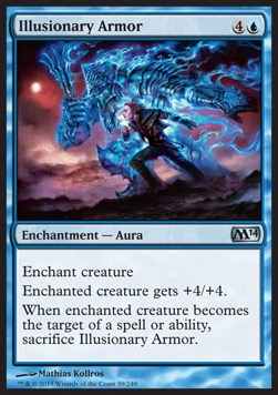 Illusionary Armor - Magic 2014 (Uncommon) [M14-59]