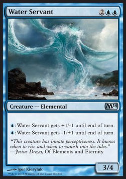 Water Servant - Magic 2014 (Uncommon) [M14-80]