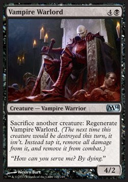 Vampire Warlord - Magic 2014 (Uncommon) [M14-120]