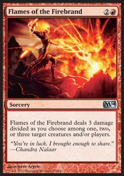 Flames of the Firebrand - Magic 2014 (Uncommon) [M14-139]