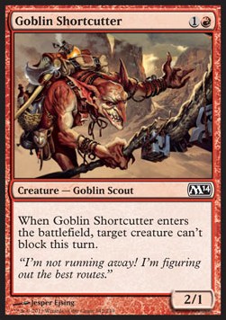 Goblin Shortcutter - Magic 2014 (Common) [M14-142]