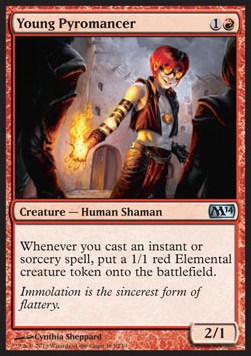 Young Pyromancer - Magic 2014 (Uncommon) [M14-163]