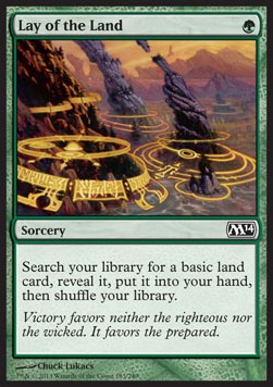 Lay of the Land - Magic 2014 (Common) [M14-183]