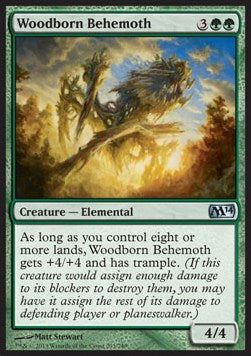 Woodborn Behemoth - Magic 2014 (Uncommon) [M14-203]