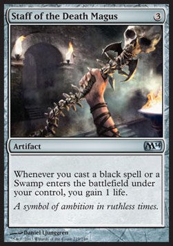 Staff of the Death Magus - Magic 2014 (Uncommon) [M14-219]