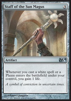 Staff of the Sun Magus - Magic 2014 (Uncommon) [M14-222]