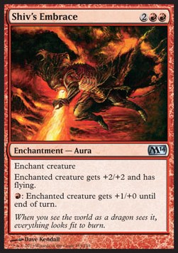 Shiv's Embrace - Magic 2014 (Uncommon) [M14-153]