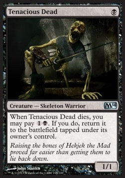 Tenacious Dead - Magic 2014 (Uncommon) [M14-118]