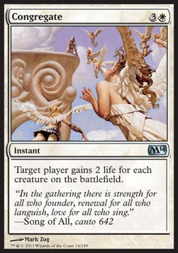 Congregate - Magic 2014 (Uncommon) [M14-14]