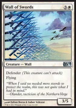 Wall of Swords - Magic 2014 (Uncommon) [M14-41]