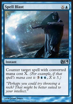 Spell Blast - Magic 2014 (Uncommon) [M14-72]