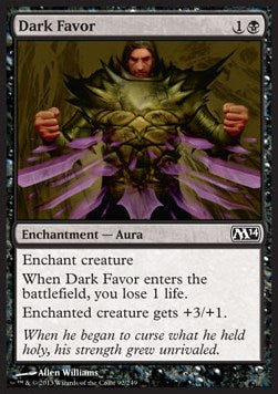 Dark Favor - Magic 2014 (Common) [M14-92]