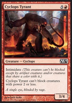 Cyclops Tyrant - Magic 2014 (Common) [M14-135]