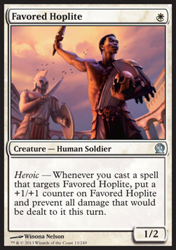 Favored Hoplite⁣ - Theros⁣ (Uncommon)⁣ [13]