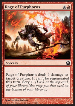 Rage of Purphoros - Theros (Common) [THS-137]